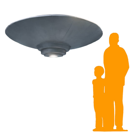 Hanging Alien Space Ship UFO 6ft Statue