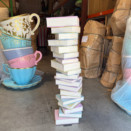 Alice Stack of 20 Decorative Books Life Size Statue