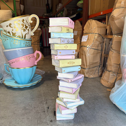 Alice Stack of 20 Decorative Books Life Size Statue