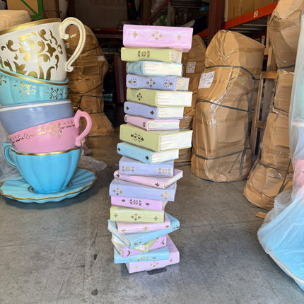 Alice Stack of 20 Decorative Books Life Size Statue