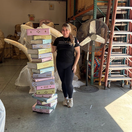 Alice Stack of 20 Decorative Books Life Size Statue