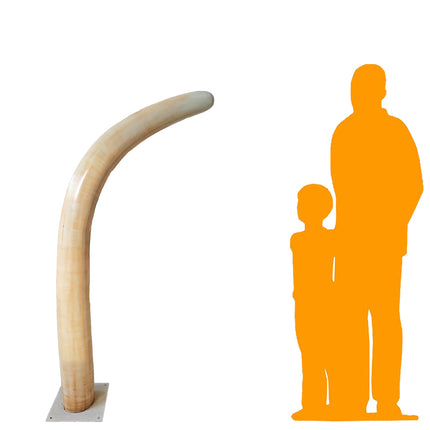 Large Dinosaur Ribs Set of 2 Statues
