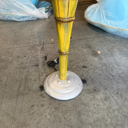 Small Fire Tiki Torch With LED 4ft Statue LM Treasures - A