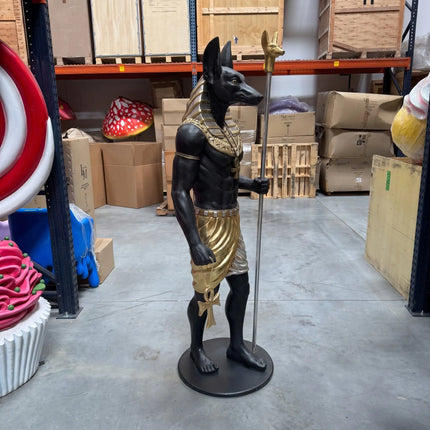 Egyptian Anubis Life Size Statue LM Treasures - H