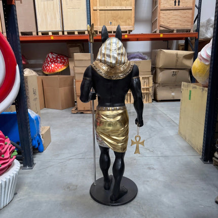 Egyptian Anubis Life Size Statue LM Treasures - H