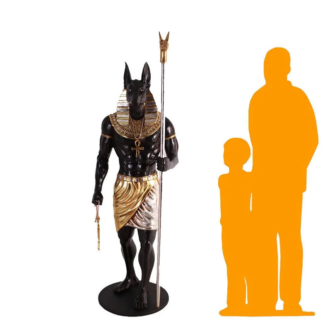 Egyptian Anubis Life Size Statue LM Treasures - H