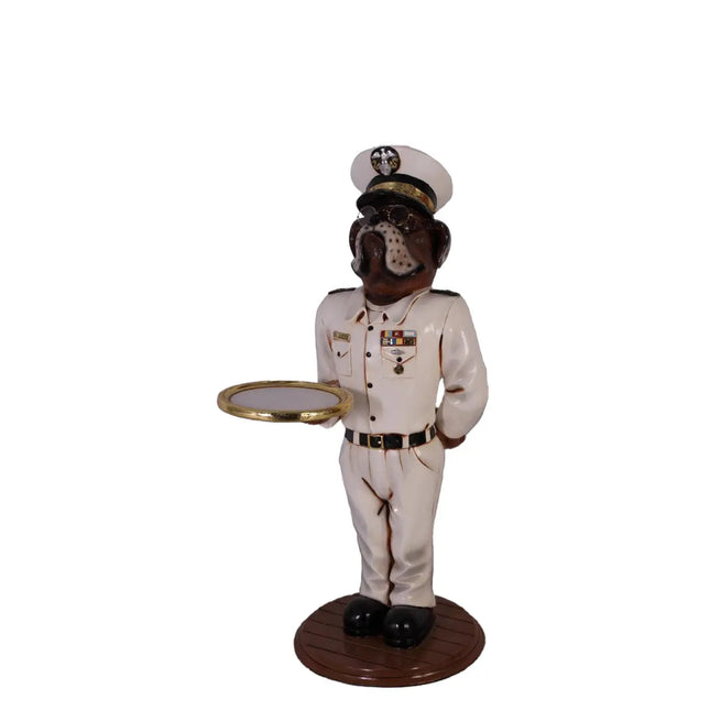Admiral Bulldog Butler Statue LM Treasures - H
