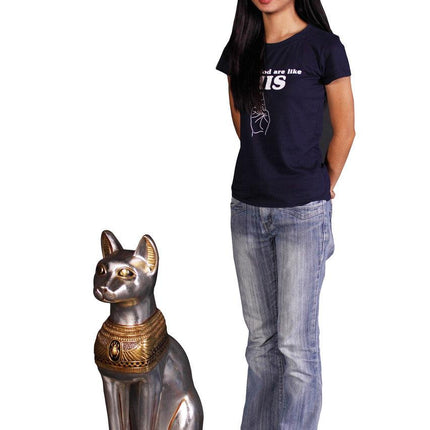 Small Egyptian Bastet Cat Life Size Statue