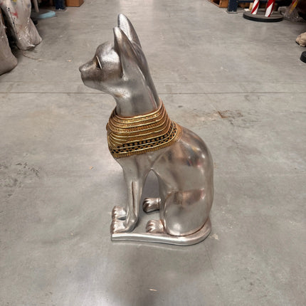 Small Egyptian Bastet Cat Life Size Statue LM Treasures - H