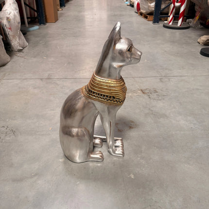 Small Egyptian Bastet Cat Life Size Statue LM Treasures - H