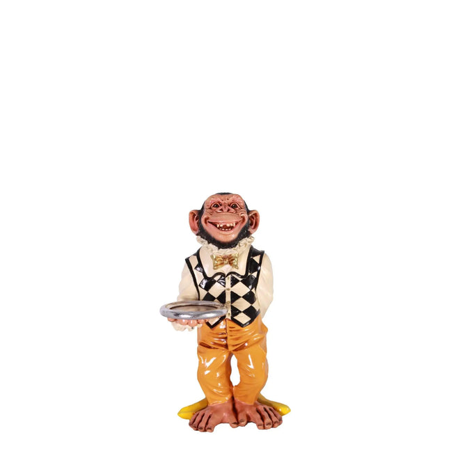 Small Monkey Butler Statue LM Treasures - H