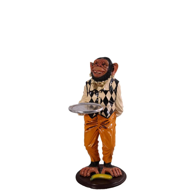 Large Monkey Butler Life Size Statue LM Treasures - H