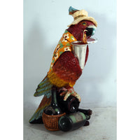 Large Parrot Butler Statue - LM Treasures 