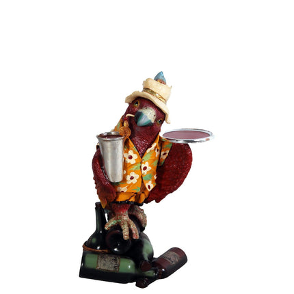 Large Parrot Butler Statue - LM Treasures 