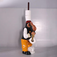 Monkey Toilet Paper Holder Life Size Statue - LM Treasures 