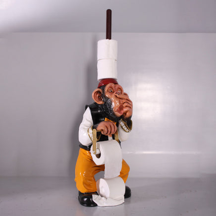 Monkey Toilet Paper Holder Life Size Statue - LM Treasures 