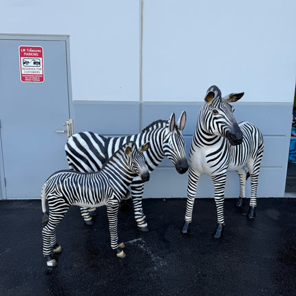 Large Zebra Life Size Statue