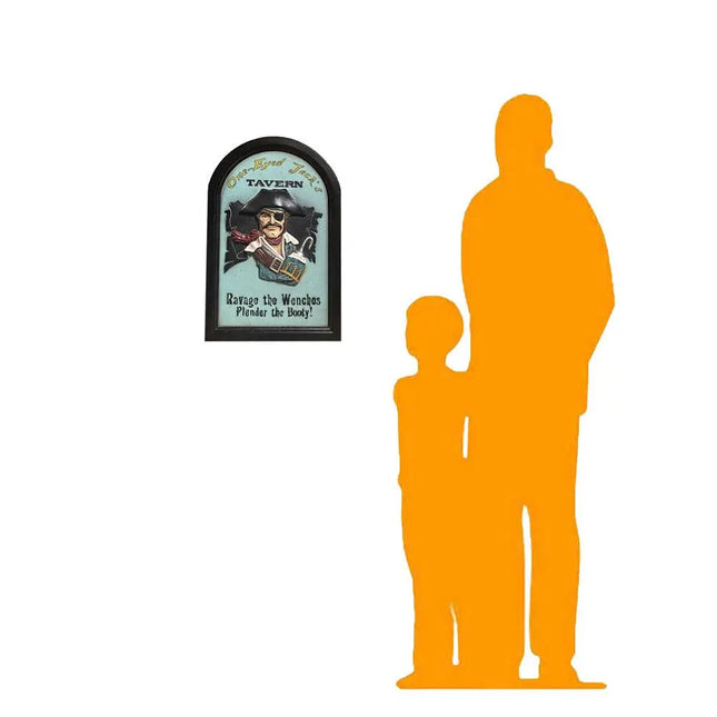 Pirate Wall Decor Jack's Tavern Sign Statue LM Treasures - GP