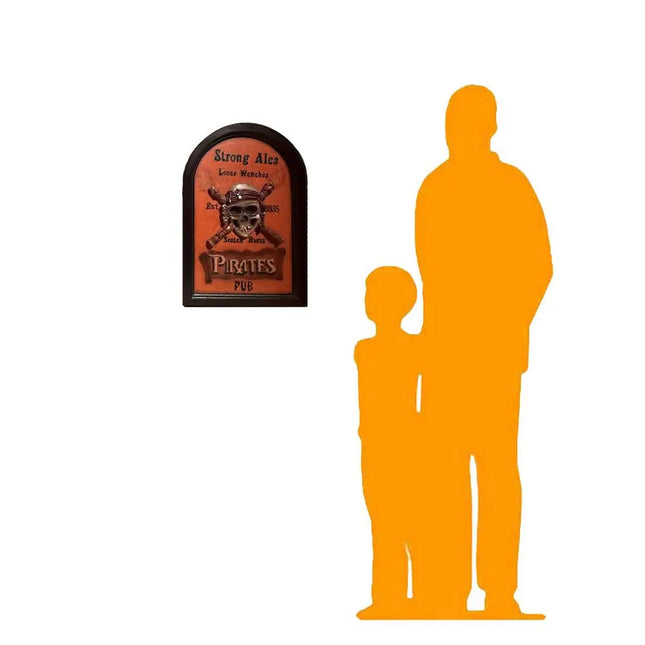 Pirate Wall Decor Pub Sign Statue LM Treasures - GP