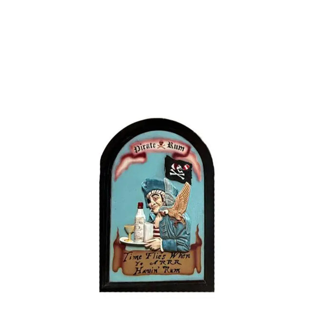 Pirate Wall Decor Rum Sign Statue LM Treasures - GP