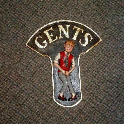 Restroom Wall Decor Ladies and Gents Sign