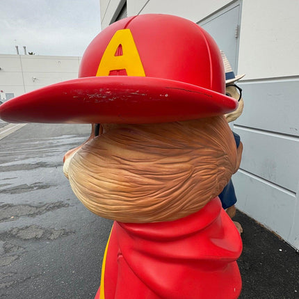 Pre-Owned Alvin And The Chipmunks Set of 3 Life Size Statues - LM Treasures 