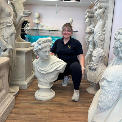 Apollo Bust Life Size Statue LM Treasures - H