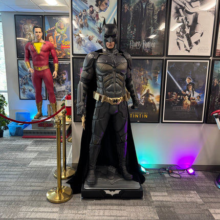 The Dark Knight Batman (Christian Bale) Life Size 1:1 Statue Queen Studios (No Studio Crate) LM Treasures - QS