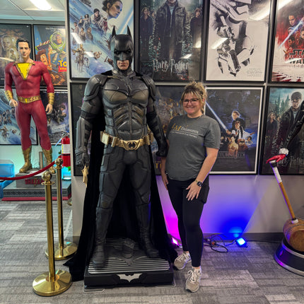 The Dark Knight Batman (Christian Bale) Life Size 1:1 Statue Queen Studios (No Studio Crate) LM Treasures - QS