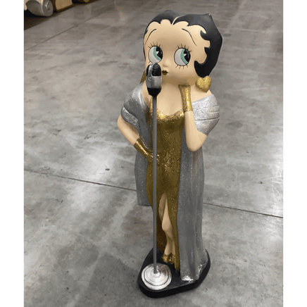 Betty Boop Singer Small Statue - LM Treasures 