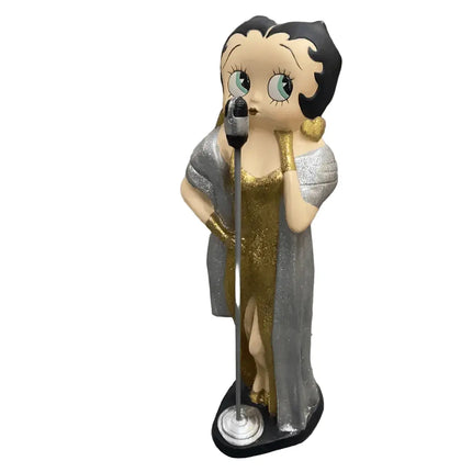 Betty Boop Singer Small Statue