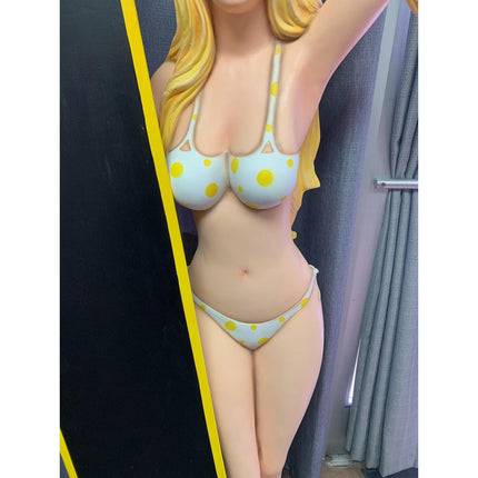 Bikini Surfer Girl Life Size Statue - LM Treasures 