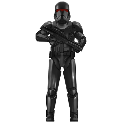 Space Trooper In Black Life Size Statue - LM Treasures 
