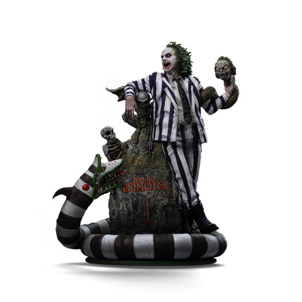 Beetlejuice from Beetlejuice Beetlejuice Statue Art Scale 1/10 Iron Studios LM Treasures - IR