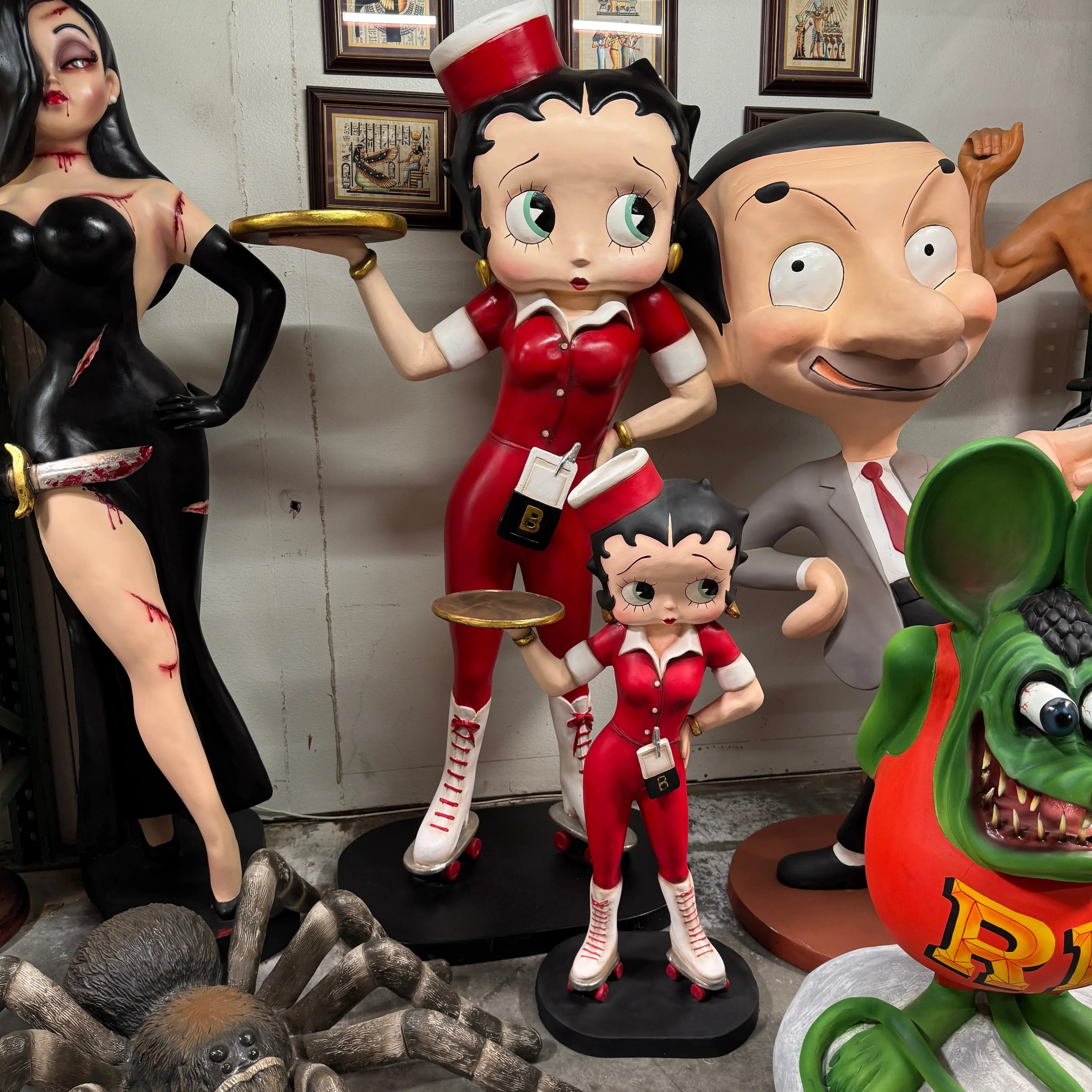 Betty Boop Waitress Small Statue Betty Boop Waitress Small Statue