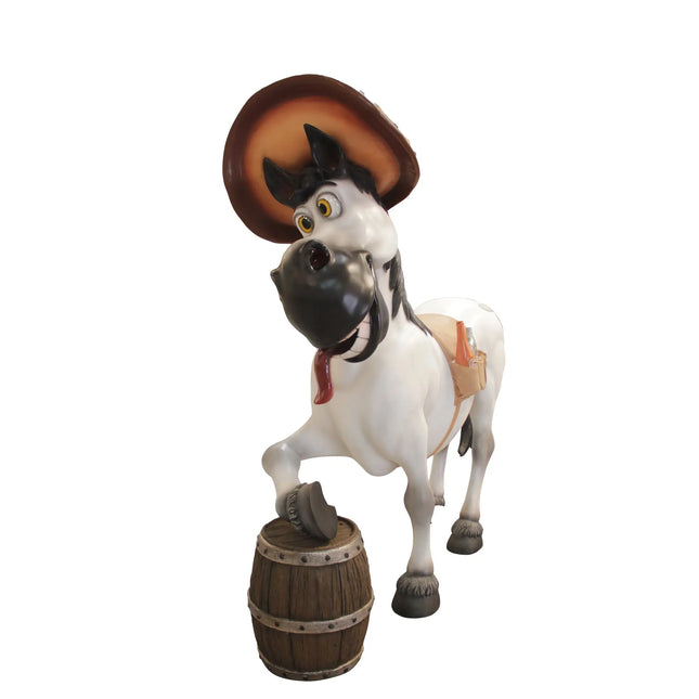 Comic Drunken Horse Life Size Statue LM Treasures - PT