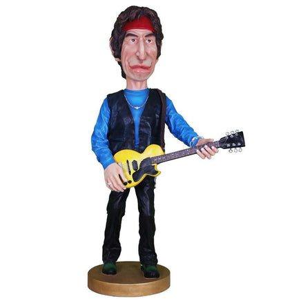 Stones Rock Star Caricature Richards Life Size Statue - LM Treasures 