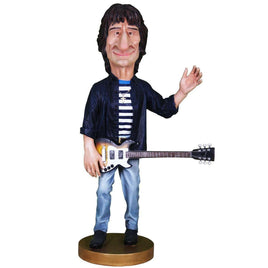 Stones Rock Star Caricature Wood Life Size Statue - LM Treasures 