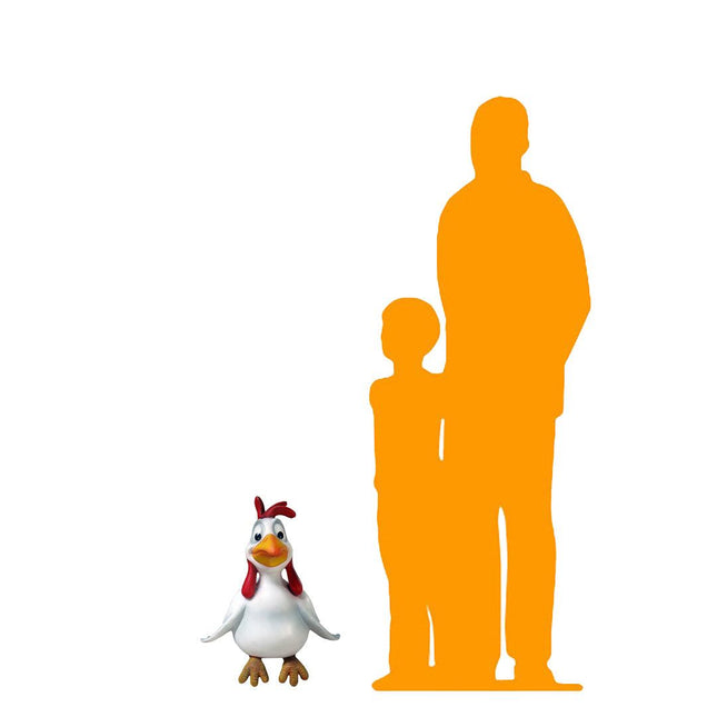 Funny Comic Chicken Statue - LM Treasures