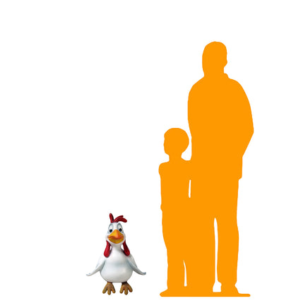 Funny Comic Chicken Statue - LM Treasures 