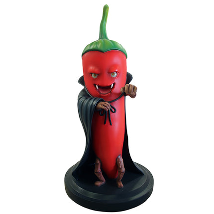 Count Dracula Chili Over Sized Spooky Veggie Statue
