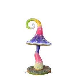 Swirl Mushroom Over Sized Statue - LM Treasures 