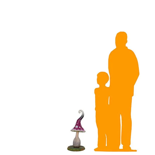 Small Dotted Mushroom Over Sized Statue LM Treasures - PT