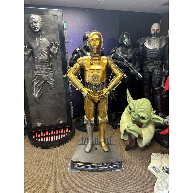 Star Wars C-3PO Sideshow Life Size Statue - LM Treasures 