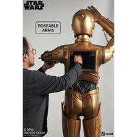Star Wars C-3PO Sideshow Life Size Statue - LM Treasures 