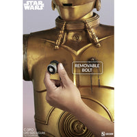 Star Wars C-3PO Sideshow Life Size Statue - LM Treasures 