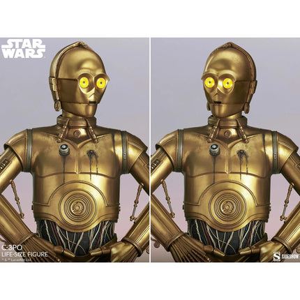 Star Wars C-3PO Sideshow Life Size Statue - LM Treasures 