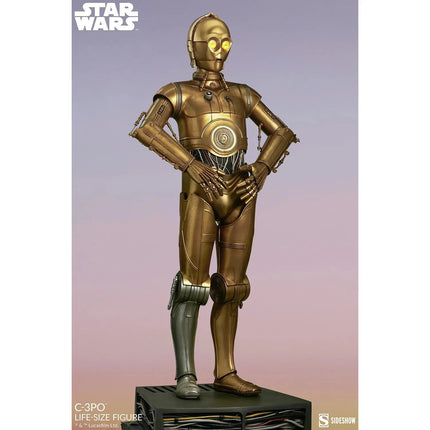 Star Wars C-3PO Sideshow Life Size Statue - LM Treasures 