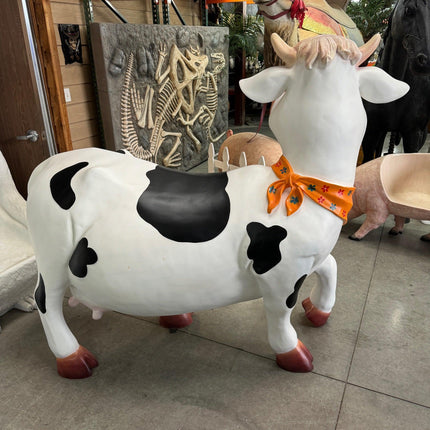 Comic Cow Miss Daisy Life Size Statue