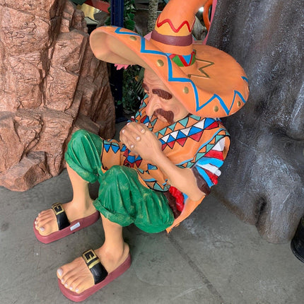 Mexican on Siesta Life Size Statue - LM Treasures 